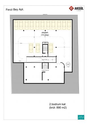 Göztepe'de Fevzibey Apt. yenileme projesi (2016)