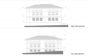 Şile Kız Meslek Lisesi rölöve çalışması. Proje büyüklüğü : 1040 m2 (2012)