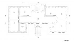 Şile Kız Meslek Lisesi rölöve çalışması. Proje büyüklüğü : 1040 m2 (2012)