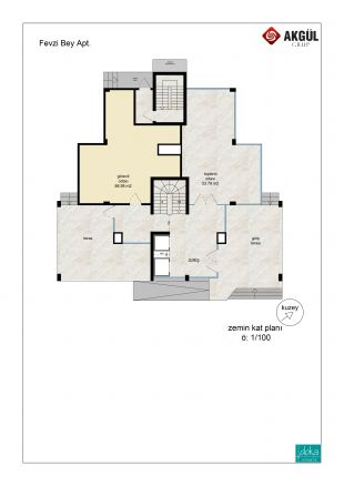 Göztepe'de Fevzibey Apt. yenileme projesi (2016)